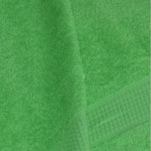 Полотенце гладкокрашенное 603-Ярко-зеленый