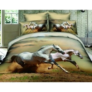 Комплект постельного белья 3D Лошадь